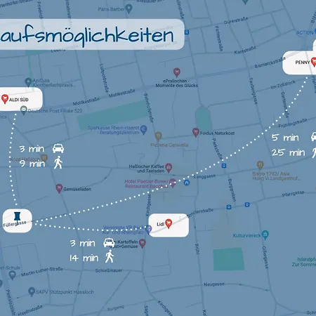 1-6 Personen - Parkplatz - Terrasse - Kueche - Wlan - Balkon *