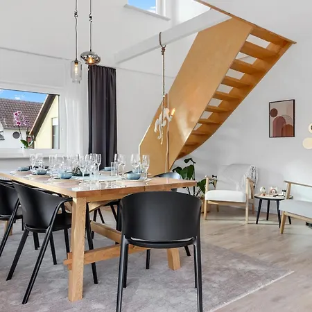 Appartement 1-6 Personen - Parkplatz - Terrasse - Kueche - Wlan - Balkon Haßloch