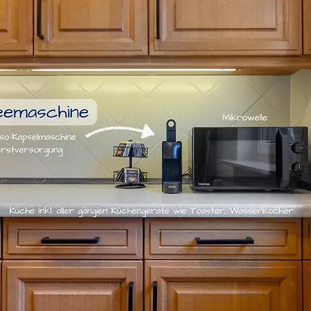 Lejlighed 1-6 Personen - Parkplatz - Terrasse - Kueche - Wlan - Balkon *