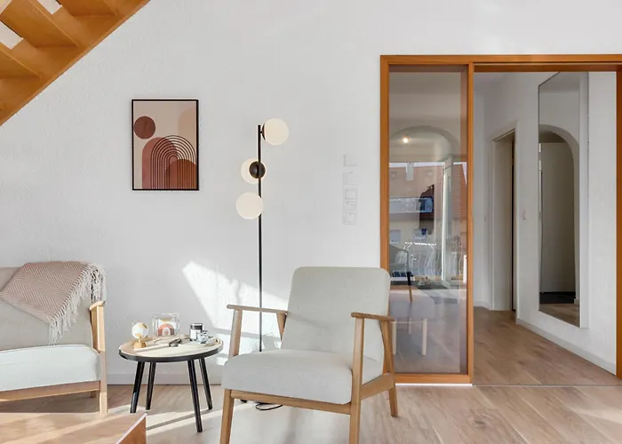 1-6 Personen - Parkplatz - Terrasse - Kueche - Wlan - Balkon