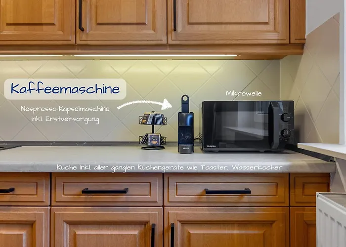 Apartamento 1-6 Personen - Parkplatz - Terrasse - Kueche - Wlan - Balkon *