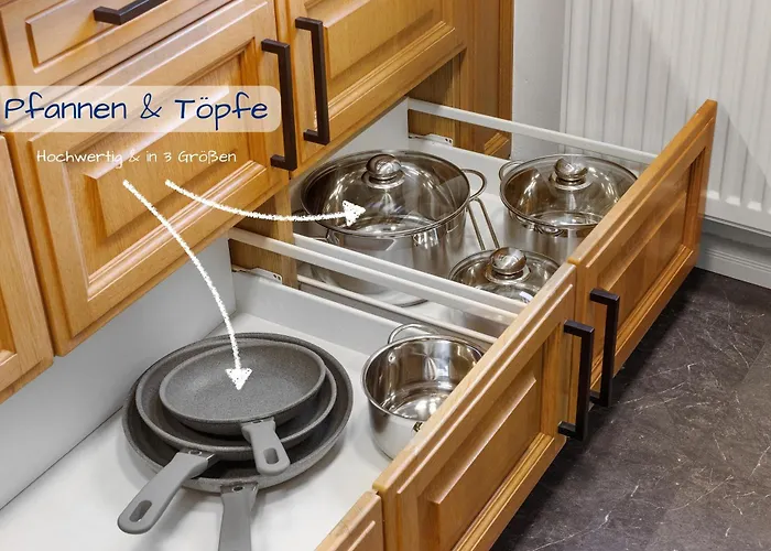 Apartamento 1-6 Personen - Parkplatz - Terrasse - Kueche - Wlan - Balkon